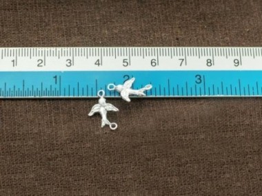 925 Sterling Silver Bird Connectors,Links 10x15mm.