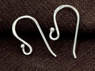 5 pairs of 925 Sterling Silver Ear Wires 9x19mm.