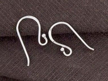 925 Sterling Silver Ear Wires 9x19mm.