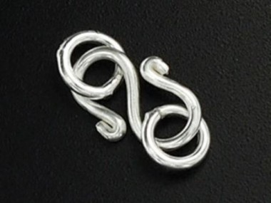 Karen Hill Tribe Silver Clasps 9.5 mm.