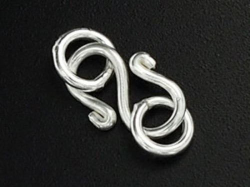 10 of Karen Hill Tribe Silver Clasps 9.5 mm.