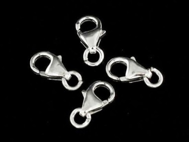 5 of 925 Sterling Silver Lobster Clasps 5x8 mm.