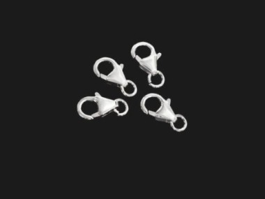 925 Sterling Silver Lobster Clasps 6x10 mm.