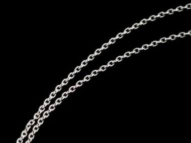 925 Sterling Silver Chain 1x1.5 mm.