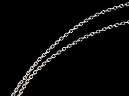 50 inches of 925 Sterling Silver Chain 1x1.5 mm.