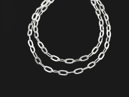 40 inches of 925 Sterling Silver Chain 2x4 mm.