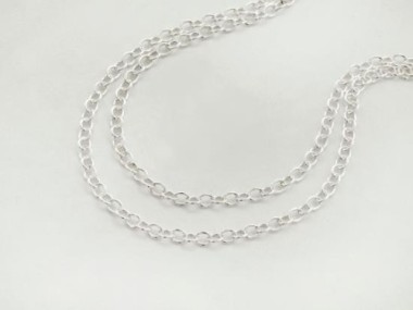 925 Sterling Silver Cable Chain 2.3x1.9 mm.