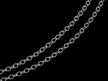 925 Sterling Silver Cable Chain 2.3x1.9 mm.