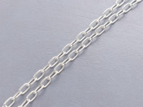 30 inches of 925 Sterling Silver Chain 3x5 mm.