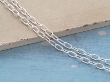 925 Sterling Silver Chain 3x5 mm.