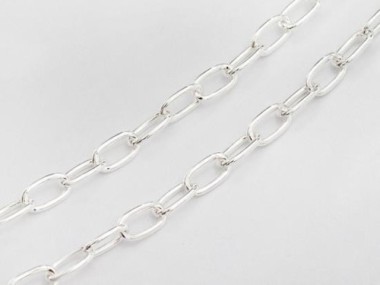 925 Sterling Silver Chain 4x6.5 mm.