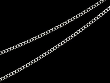 925 Sterling Silver Curb Chain 1.8x2 mm.