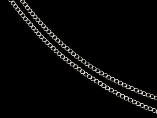 40 inches of 925 Sterling Silver Curb Chain 1.8x2 mm.