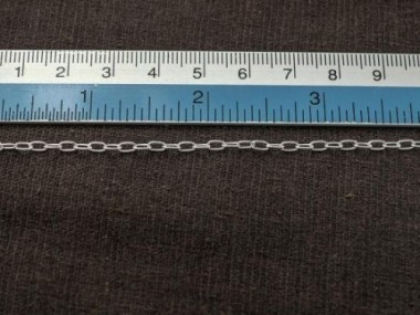 925 Sterling Silver Chain 2x4 mm.