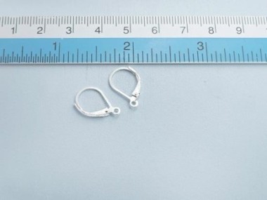 925 Sterling Silver Lever Back Earring Findings 10x15 mm.