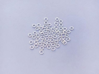 925 Sterling Silver Opened Jump Rings 3 mm.