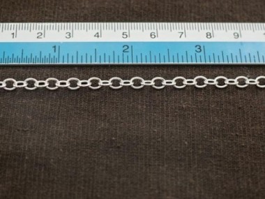 925 Sterling Silver Chain 4x5 mm.