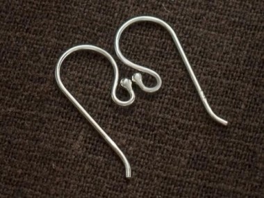 925 Sterling Silver Ear Wires 9x18 mm.