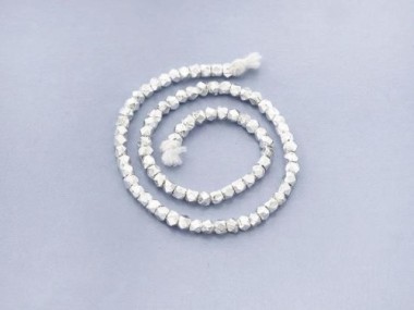 Karen Hill Tribe Silver Faceted Beads 2mm.