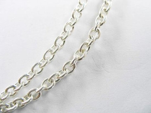 12 inches of 925 Sterling Silver Chain 3x3.8 mm.