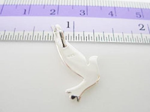 1 of 925 Sterling Silver Bird Pendant 14x21 mm.