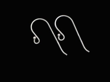 925 Sterling Silver Ear Wires 10x23 mm.