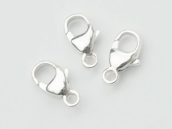 5 of 925 Sterling Silver Lobster Clasps 3.5x7.5 mm.