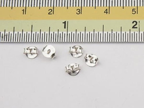 10 pairs of 925 Sterling Silver Butterfly Earring Backs Findings.