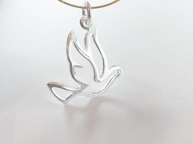 925 Sterling Silver Bird Charms 16x17 mm.