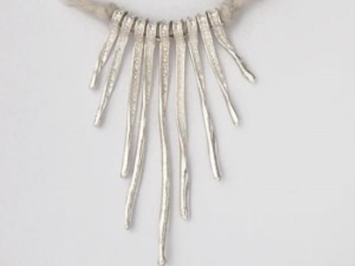 9 of Karen Hill Tribe Silver Stalk Charms 15 - 40 mm.