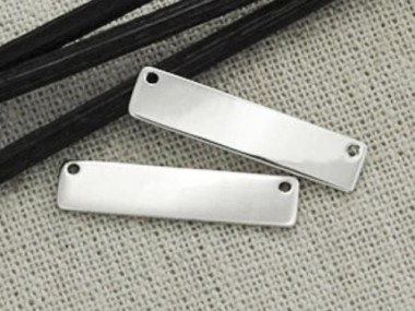 925 Sterling Silver Bar Links, Connectors 5.5x25mm.