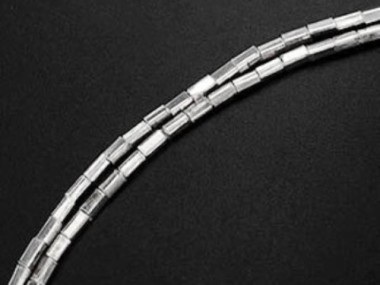 Karen Hill Tribe Silver TinyTube Beads 1.3x2.7mm.