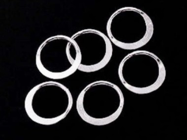 925 Sterling Silver Circle Links, Connectors 10 mm.