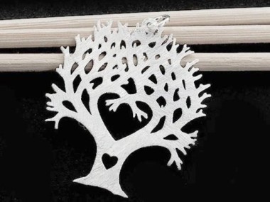 925 Sterling Silver Tree of Life Pendant 25x30 mm.B