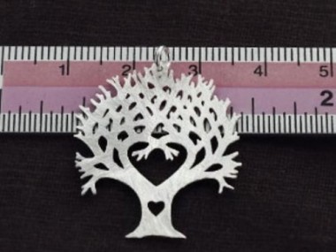 925 Sterling Silver Tree of Life Pendant 25x30 mm.B