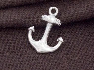 925 Sterling Silver Anchor Pendant 13x15mm.P