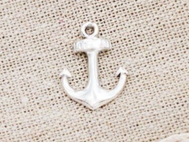 925 Sterling Silver Anchor Pendant 13x15mm.P