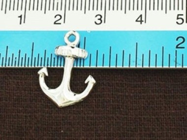 925 Sterling Silver Anchor Pendant 13x15mm.P