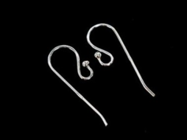 925 Sterling Silver Ear Wires 8x22mm.