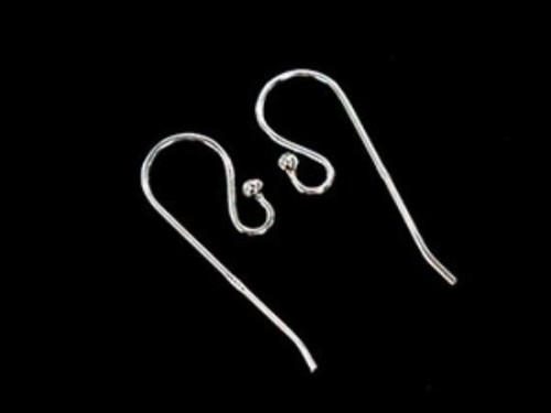 5 pairs of 925 Sterling Silver Ear Wires 8x22mm. 21 AWG.