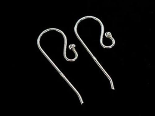 5 pairs of 925 Sterling Silver Ear Wires 8x22mm. 21 AWG.