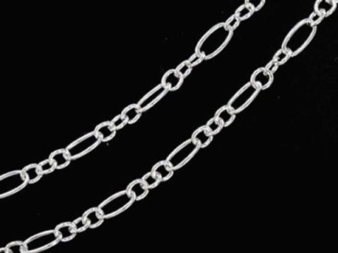 925 Sterling Silver Oval Link Chain 2x4 mm.