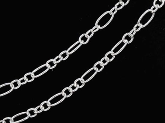 36 inches of 925 Sterling Silver Oval Link Chain 2x4 mm. Delicated Chain