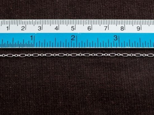 36 inches of 925 Sterling Silver Oval Link Chain 2x4 mm. Delicated Chain