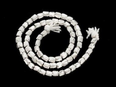 Karen Hill Tribe Silver Plain Spacer Beads 2.5x2.6mm.