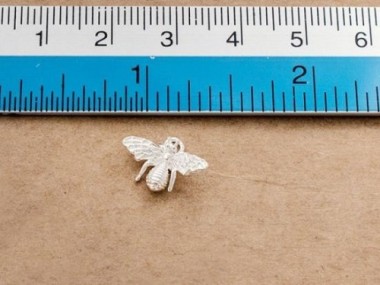 925 Sterling Silver Bee Charms 9x13 mm.