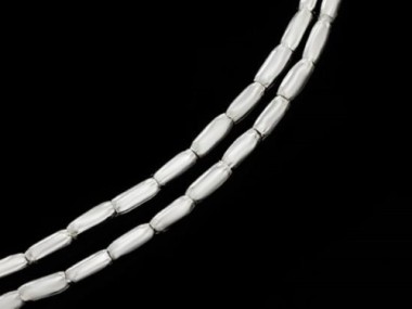 Karen Hill Tribe Silver Wheat Beads 2.3x5 mm.