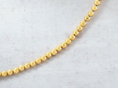 30 of 925 Sterling Silver Gold Vermeil Style Round Seed Beads 3 mm.