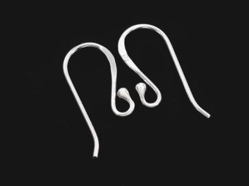 5 pairs of 925 Sterling Silver Ear Wires 9x20mm.