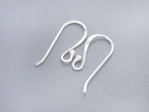 5 pairs of 925 Sterling Silver Ear Wires 9x20mm.